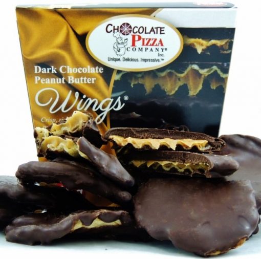 dark chocolate peanut butter wings are potato chips with peanut butter
