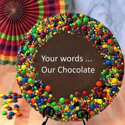 build your own chocolate pizza customize