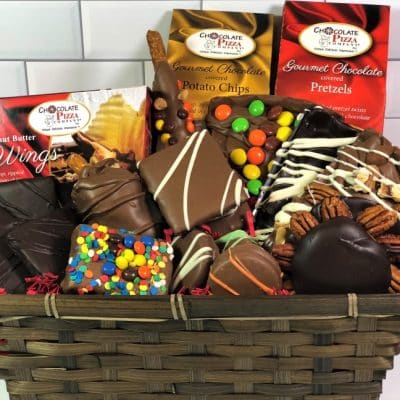 top of the line gift basket chocolate