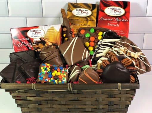 top of the line gift basket chocolate