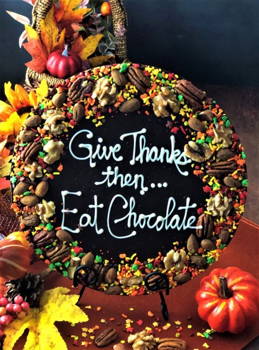 give thanks then eat chocolate