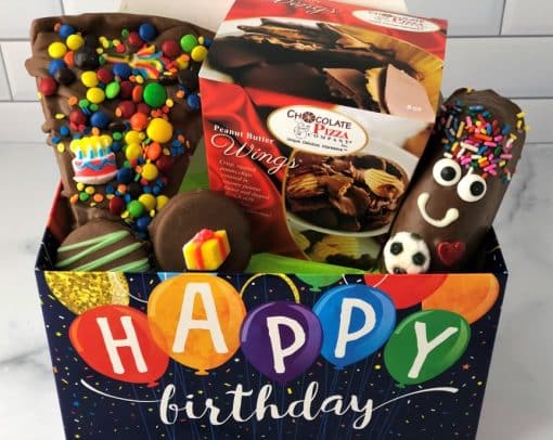 happy birthday chocolate gift box