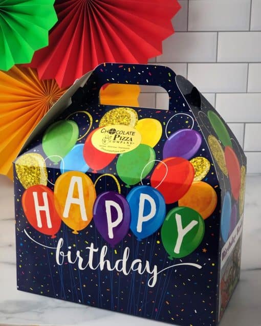 happy birthday chocolate tote box