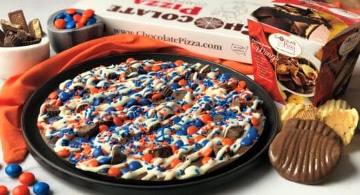 combo syracuse chocolate pizza peanut butter wings