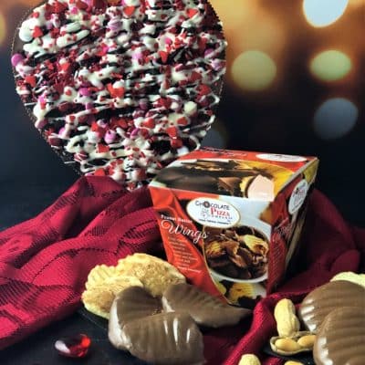 cookies and dream combo with heart Chocolate Pizza and Peanut Butter Wings
